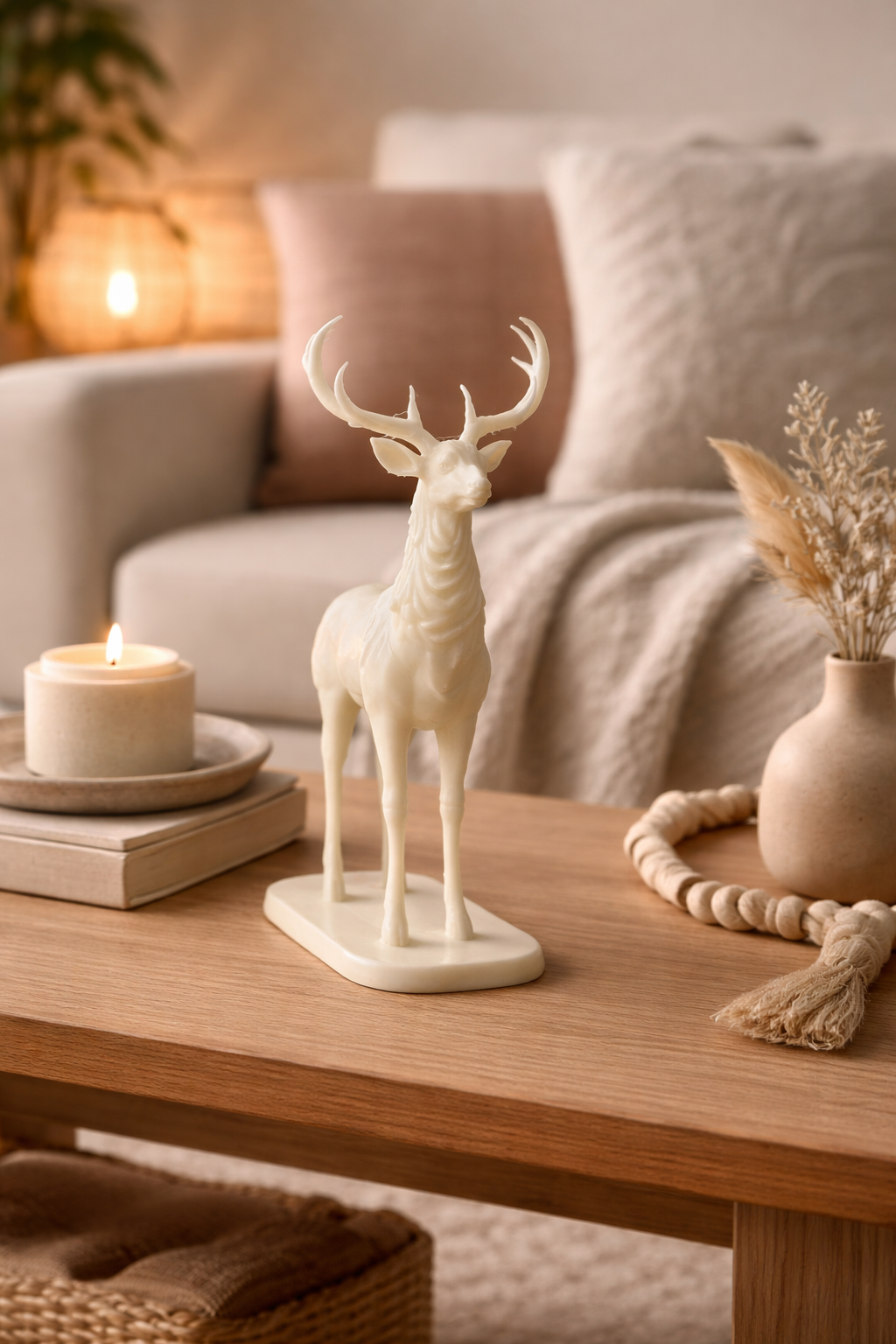 Serenity Antler Deer – Silk Finish