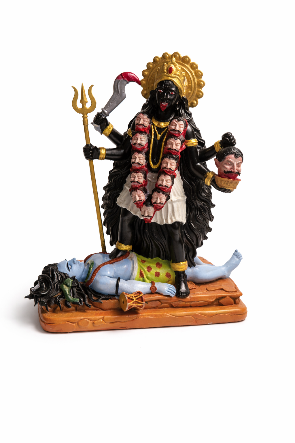 Mahakali Divine Idol – Protection & Strength Energy Statue (Handcrafted Finish)